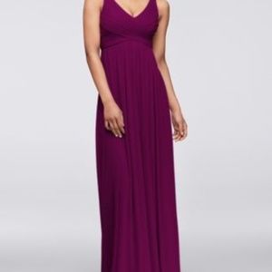 Sangria Bridesmaid dress.
